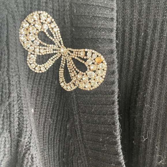 LoveShackFancy Larsa Cropped Cardigan - Picture 3 of 4